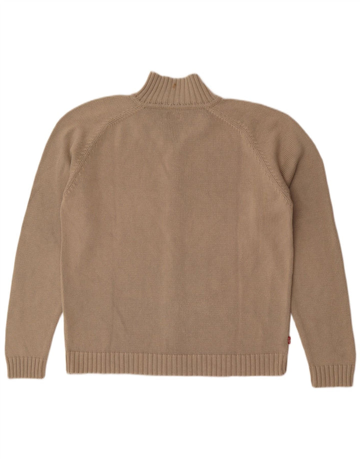 Męski sweter rozpinany Levi's XL, beżowy, bawełniany