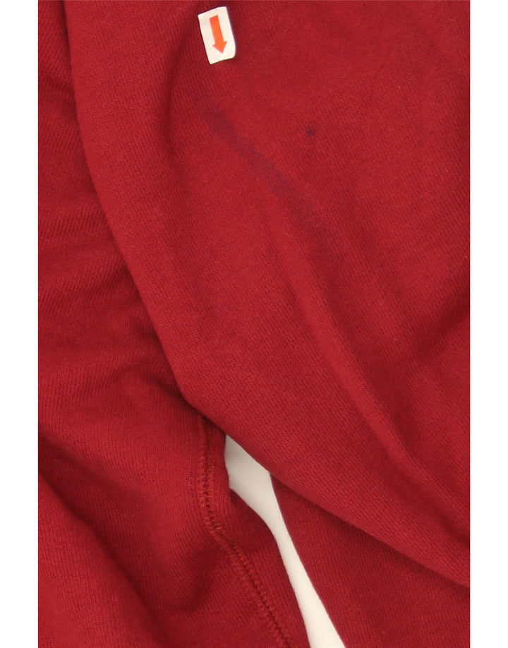 Męska bluza z grafiką Nike, mała, bordowa, bawełniana
