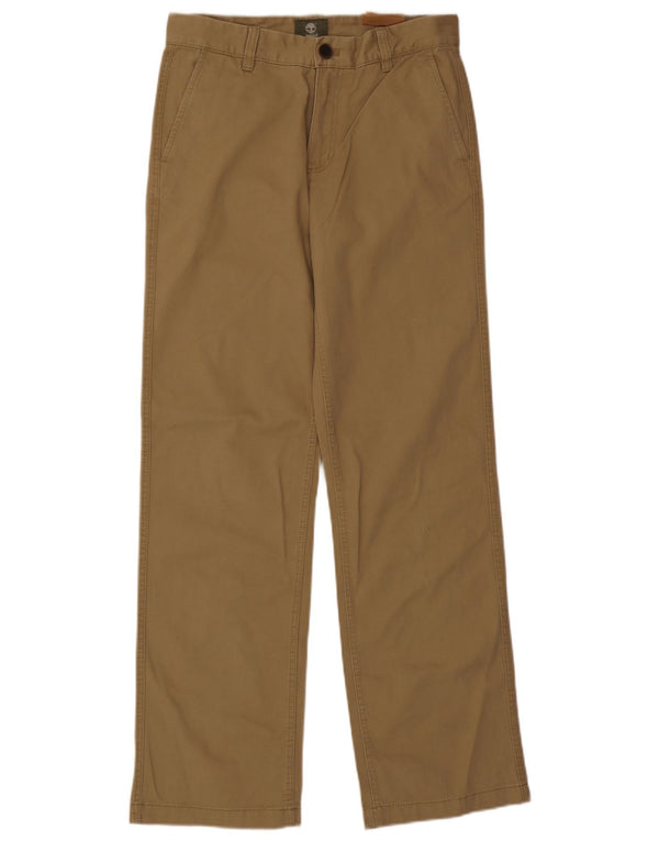 Męskie spodnie chino o regularnym kroju Timberland W30 L34 Beżowa bawełna