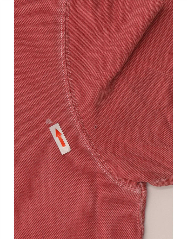 Męska koszulka polo Tommy Hilfiger, duża, czerwona, bawełniana