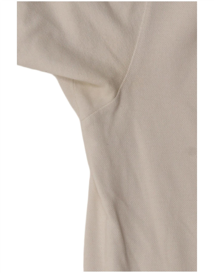 Męska koszulka polo Calvin Klein, duża, biała, bawełniana
