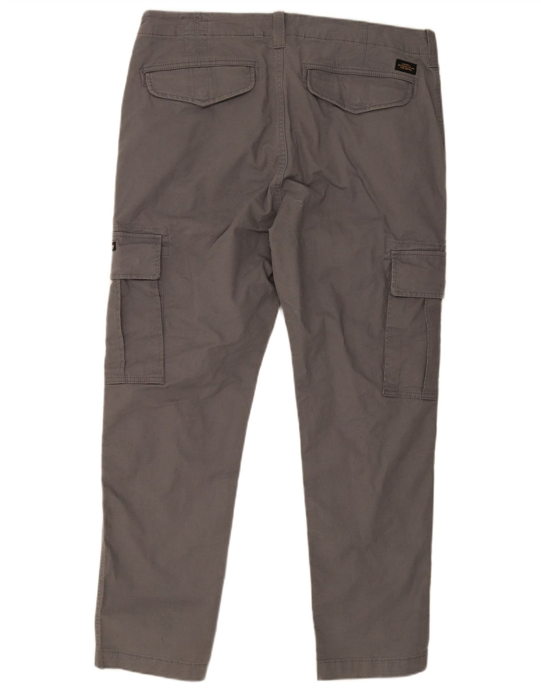 Męskie spodnie cargo Superdry W36 L32 Szara bawełna