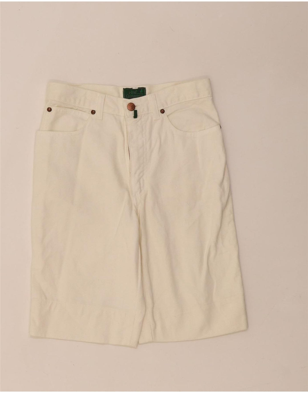 Damskie bermudy Best Company UK 14 Medium W28 Off White