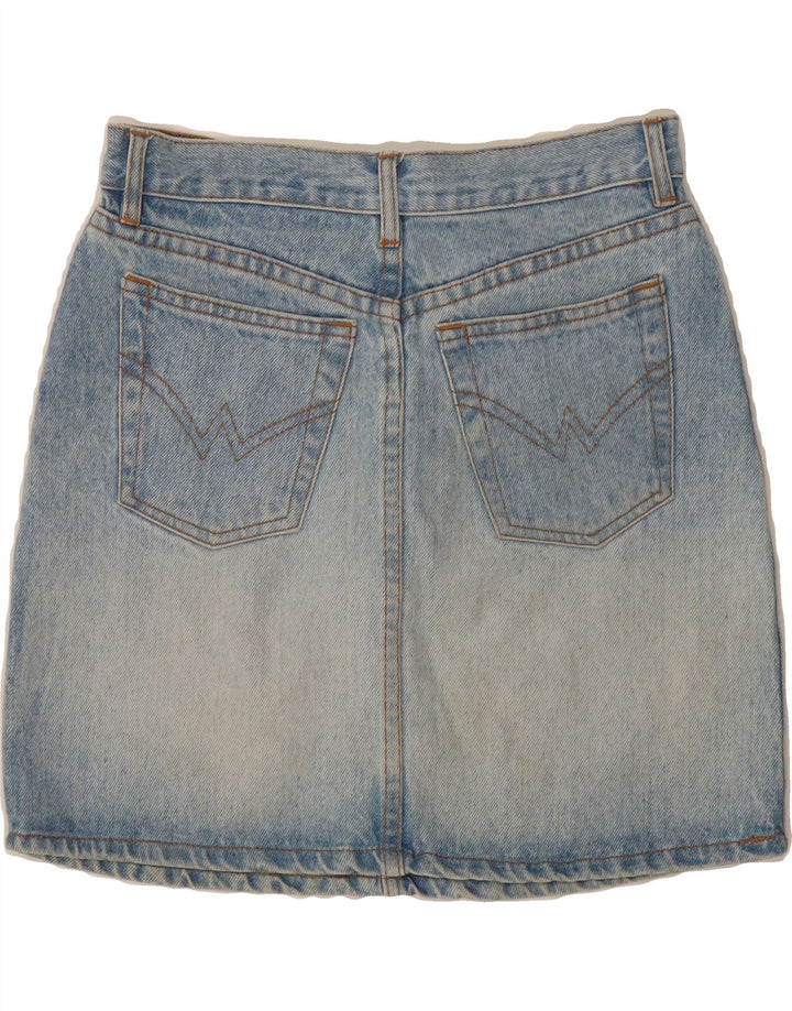 UNCLE SAM Womens Denim Skirt UK 10 Small W27 Blue Vintage Uncle Sam and Second-Hand Uncle Sam from Messina Hembry 