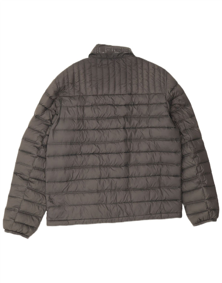 Męska ocieplana kurtka Tommy Hilfiger UK 38 Średni szary nylon