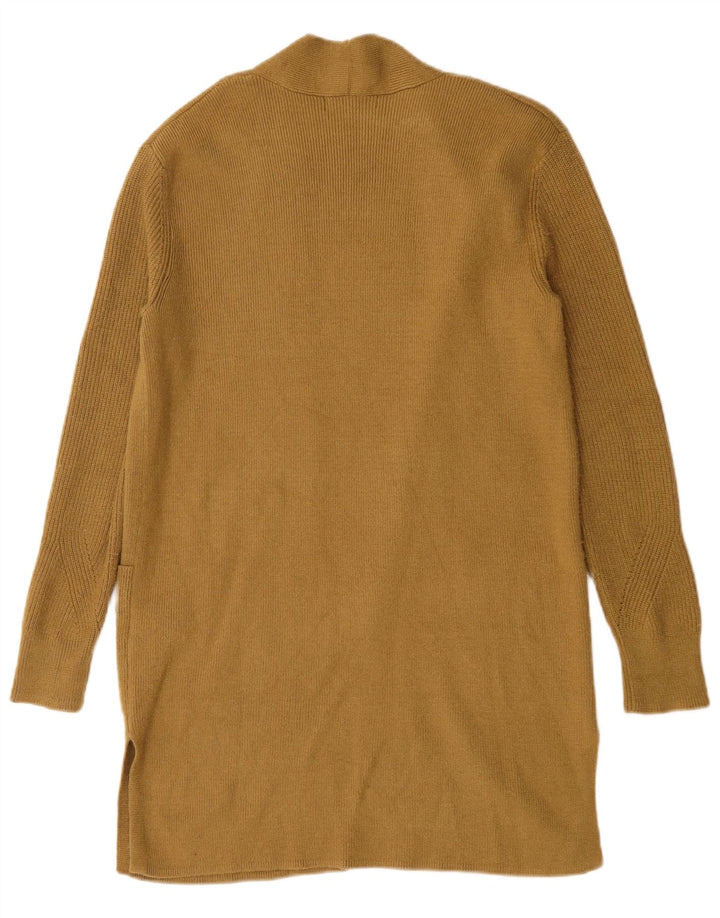 Marks & Spencer Damski sweter rozpinany o długim kroju, UK 12, średni brąz