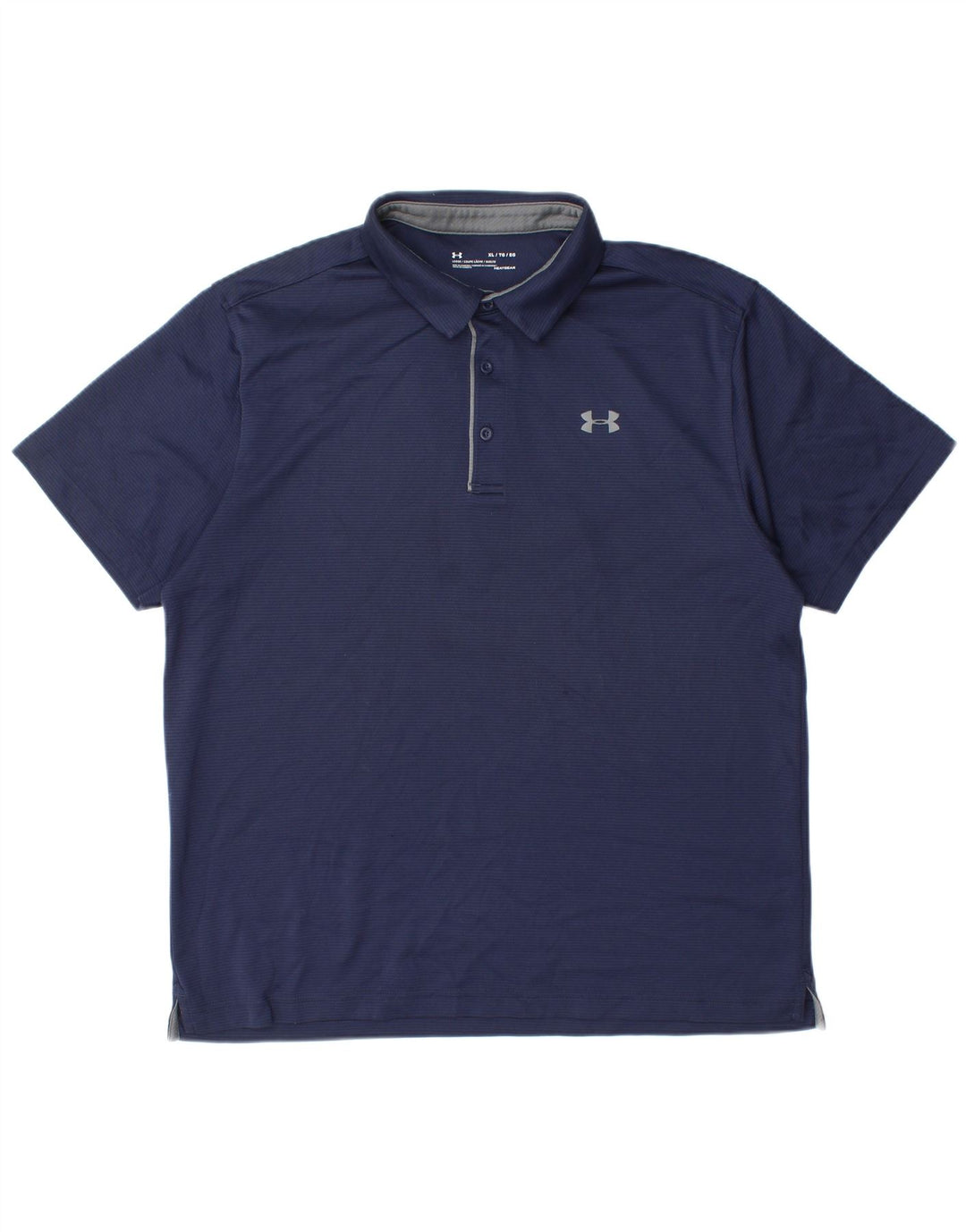 Męska koszulka polo UNDER ARMOUR Heat Gear XL, granatowa, poliester