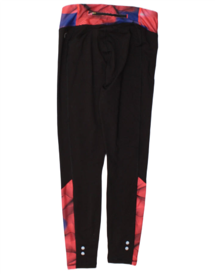 Legginsy damskie Puma UK 12 Średnio czarne geometryczne