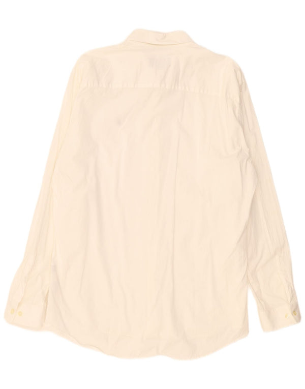 Męska koszula slim fit Marlboro Classics 2XL w kolorze złamanej bieli, bawełniana