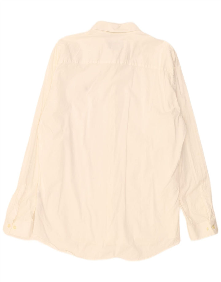Męska koszula slim fit Marlboro Classics 2XL w kolorze złamanej bieli, bawełniana