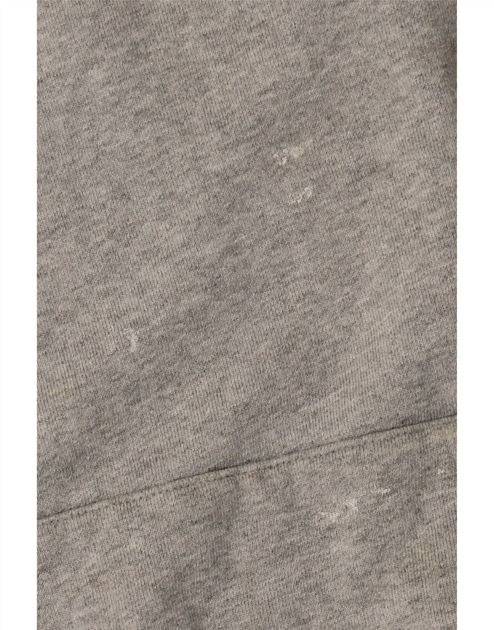 Damska bluza z kapturem Adidas Oversized UK 14 Średnia szara bawełna