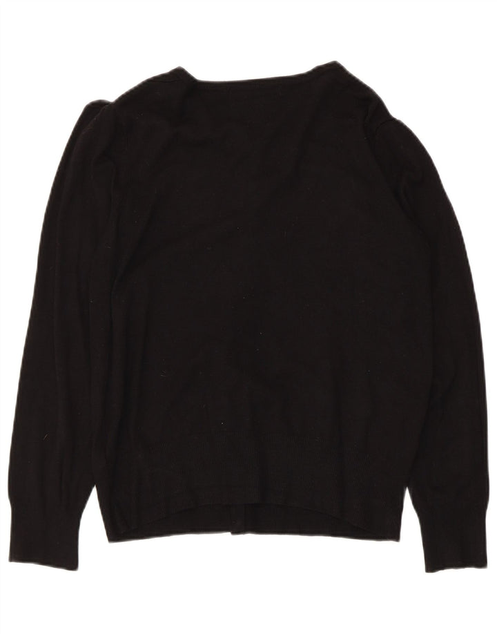 Sweter damski Marks & Spencer UK 14, średni czarny, wiskoza