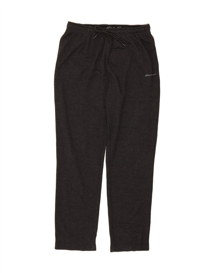 EDDIE BAUER Womens Tracksuit Trousers UK 16 Large Black Polyester Vintage Eddie Bauer and Second-Hand Eddie Bauer from Messina Hembry 