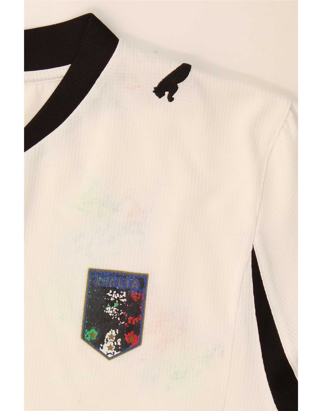T-shirt chłopięcy Puma 13-14 lat, biały, z blokami kolorów