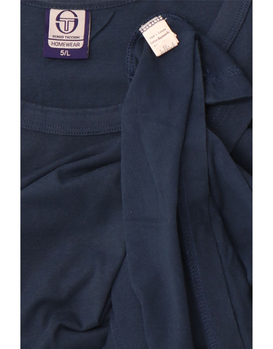 SERGIO TACCHINI Męska kamizelka, duża, granatowa, bawełniana