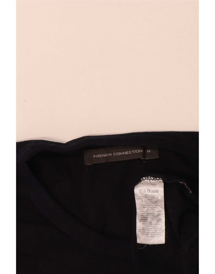 T-shirt męski French Connection Top, średni, granatowy, bawełniany
