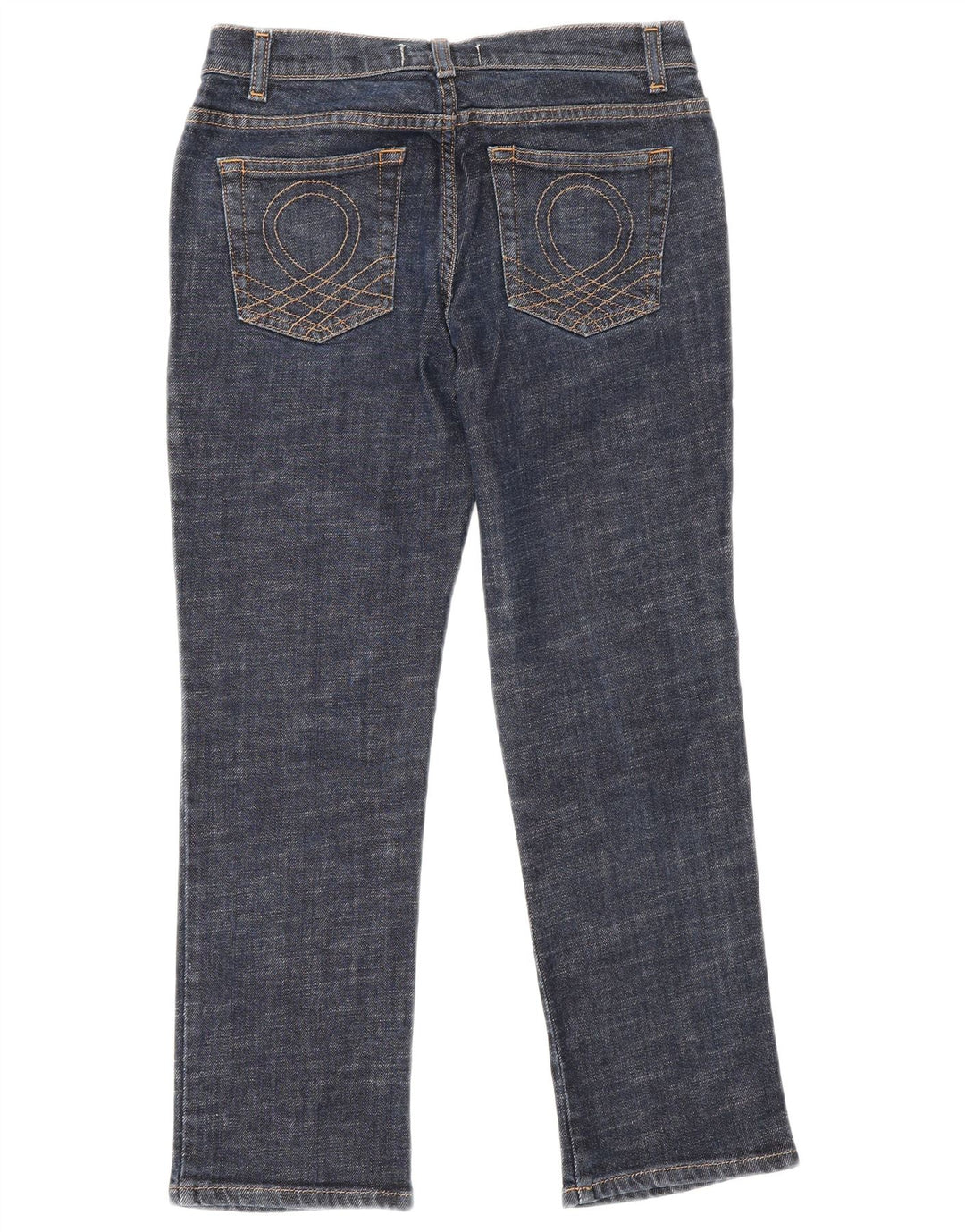 Jeansy damskie Benetton IT 40 Small W26 L25 Granatowe