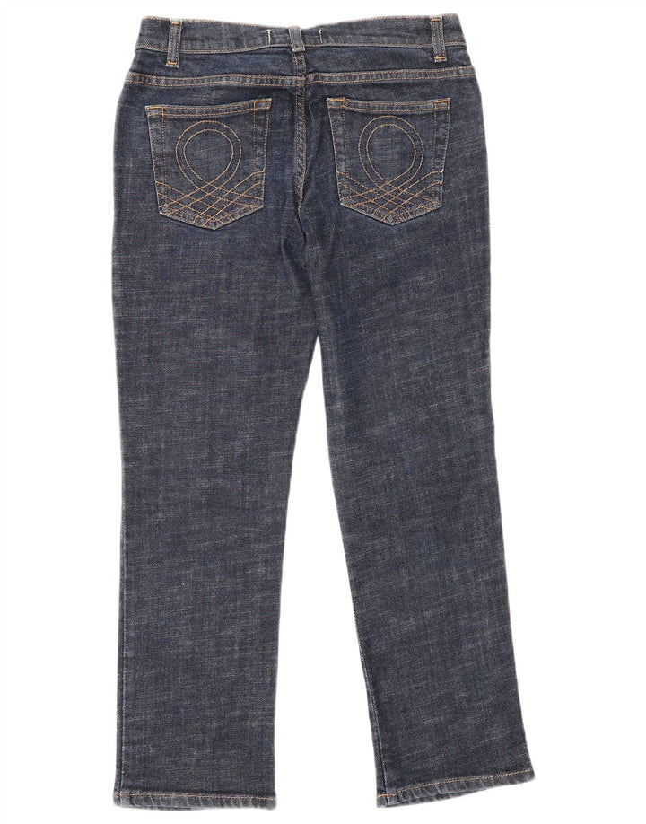 Jeansy damskie Benetton IT 40 Small W26 L25 Granatowe