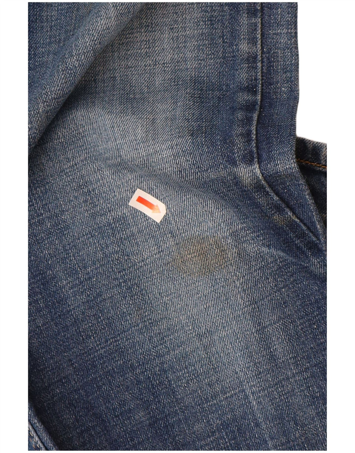 DIESEL Męskie proste dżinsy Larkee W31 L34 Niebieskie bawełniane