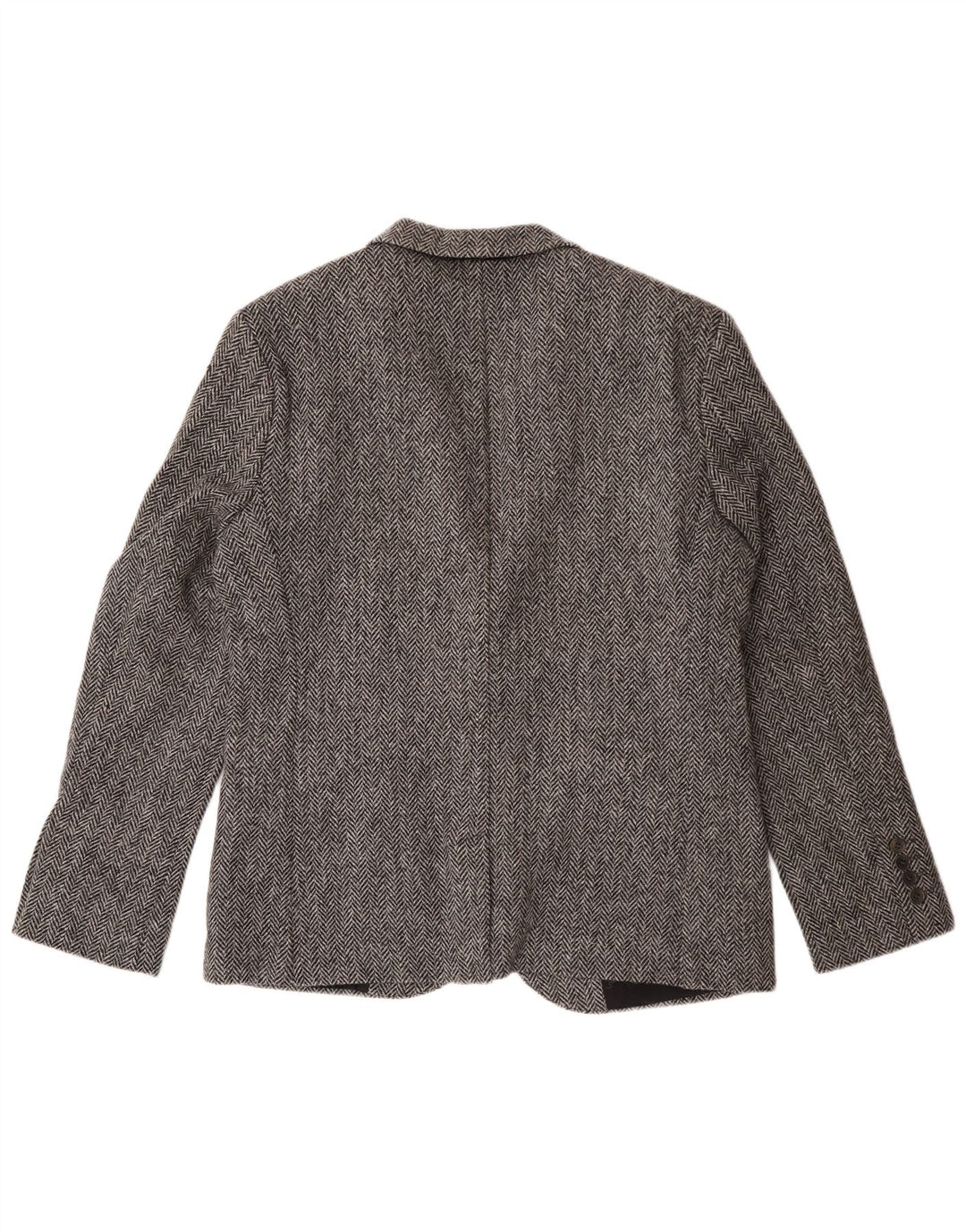 Męska marynarka slim fit Asos Harris Tweed UK 42 XL, szara jodełka