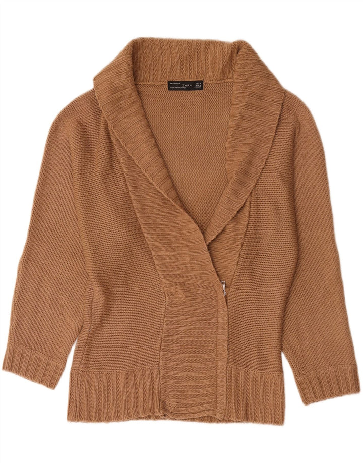 Sweter damski Zara UK 14, średni brąz
