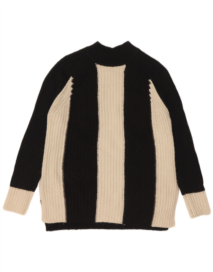Marks & Spencer Damski sweter z golfem UK 10, mały, czarny