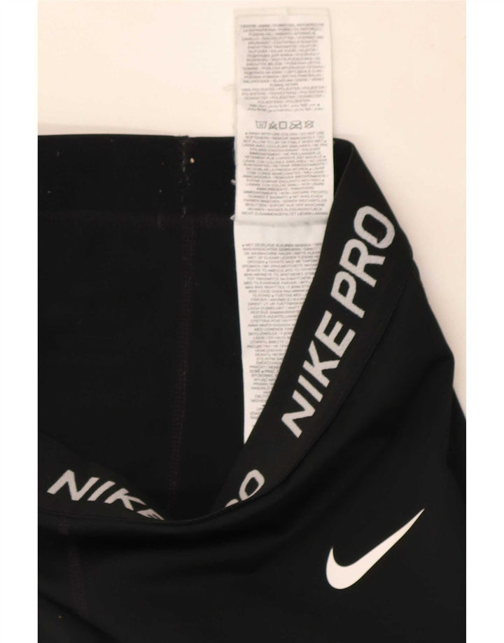 Damskie legginsy Nike Graphic UK 4 XS, czarne, poliestrowe
