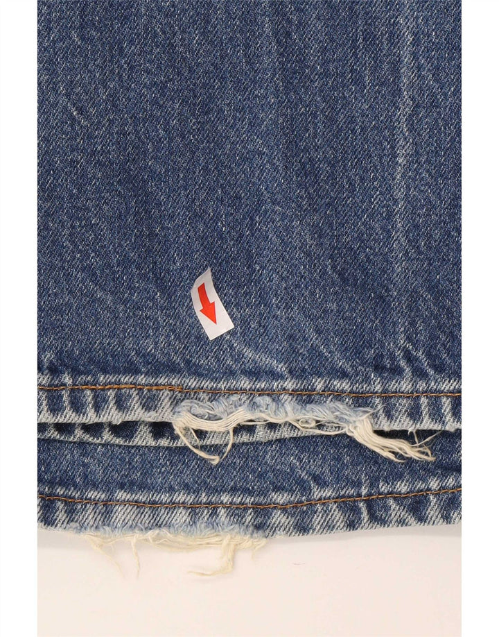 Męskie jeansy Levi's 505 o regularnym kroju W40 L34, niebieska bawełna