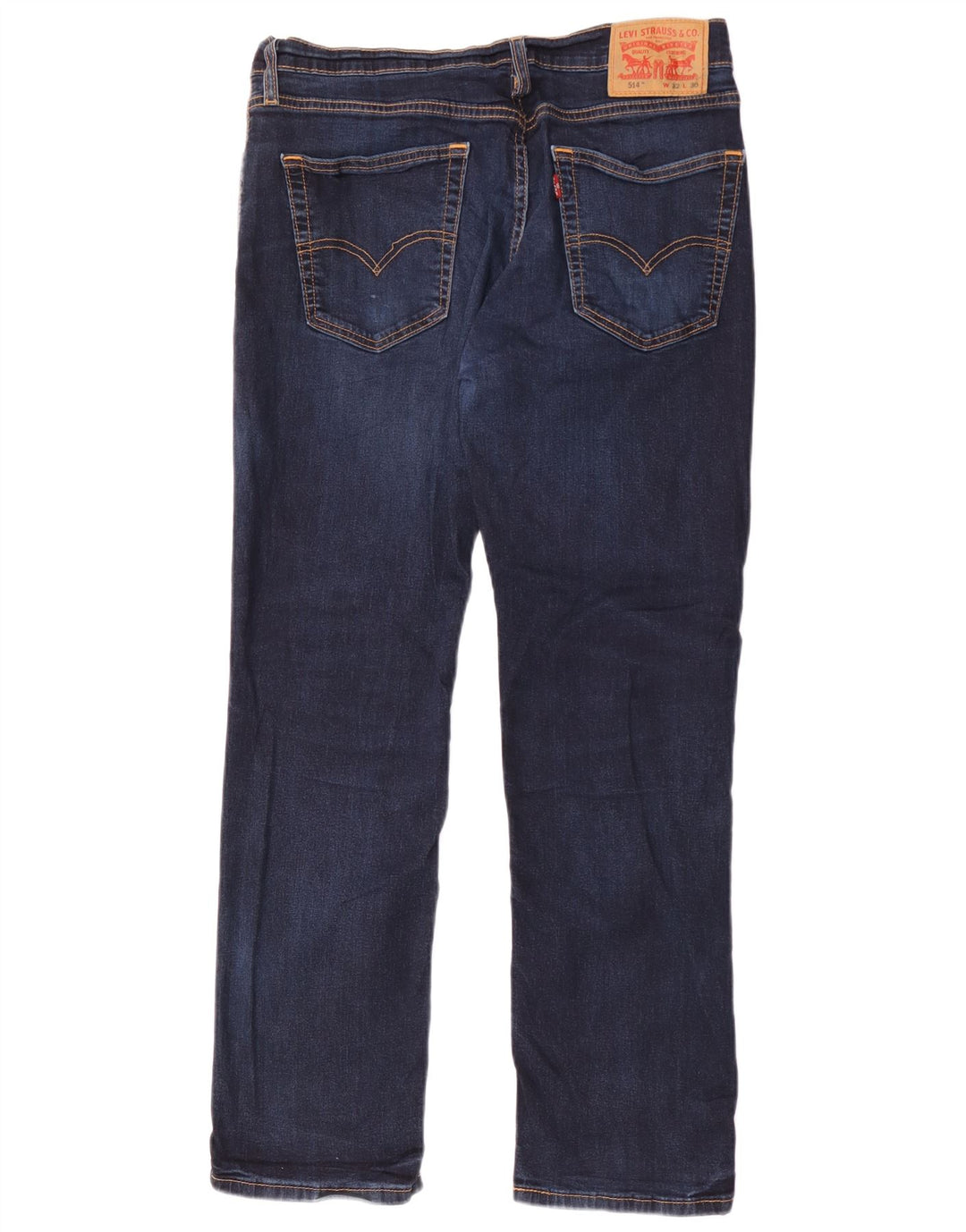 Męskie dżinsy Levi's 514 Straight W32 L30 Granatowa bawełna