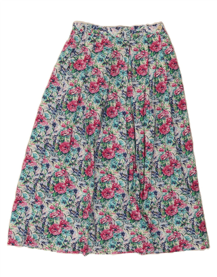 COUNTRY COLLECTION Womens A-Line Skirt UK 12 Medium W28  Multicoloured Vintage Country Collection and Second-Hand Country Collection from Messina Hembry 