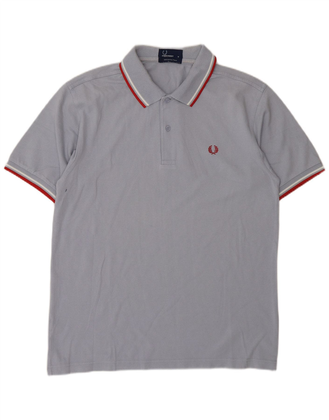 Męska koszulka polo Fred Perry, średnia szara bawełna