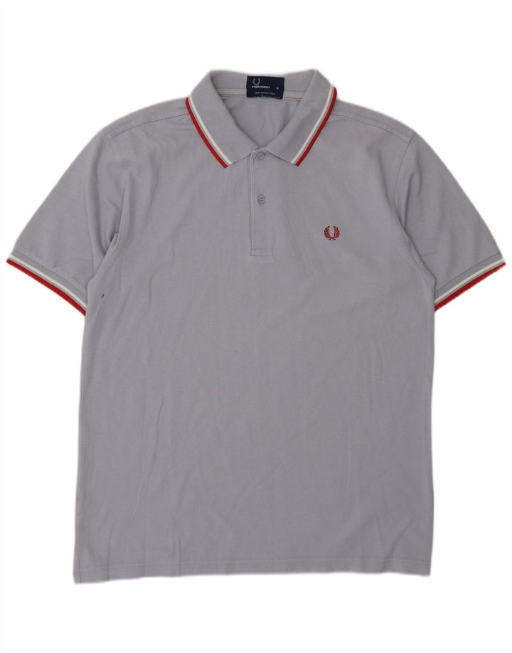 Męska koszulka polo Fred Perry, średnia szara bawełna