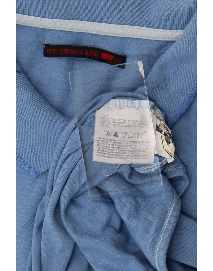 Męska koszulka polo Levi's 2XL, niebieska, bawełniana