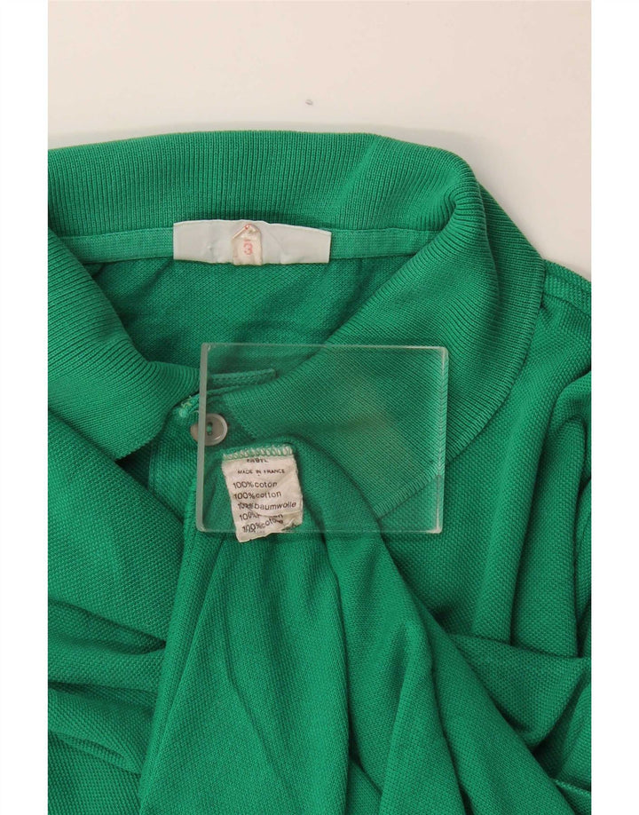 Męska koszulka polo Lacoste, rozmiar 3, mała, zielona bawełna