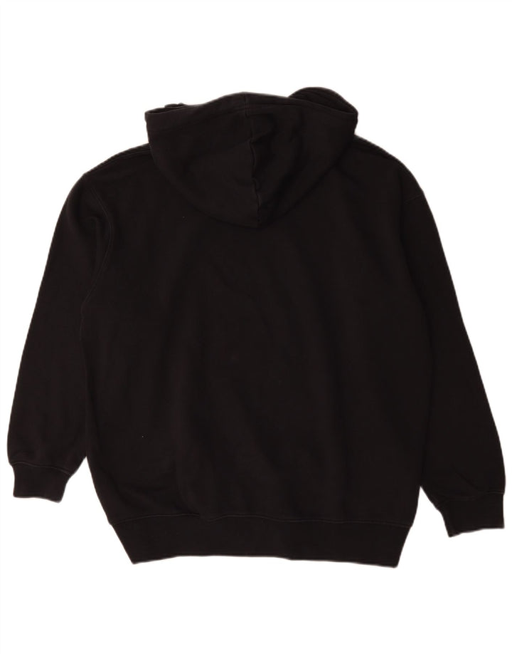 Męski sweter oversize z kapturem Nike, mały, czarny, bawełniany