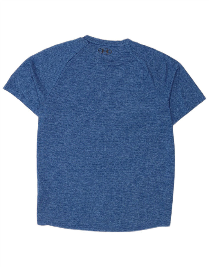 Under Armour Męski T-shirt Top, duży, niebieski, nakrapiany poliester