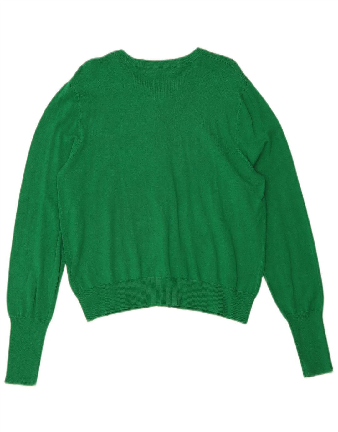 Marks & Spencer Krótki sweter damski UK 12, średnio zielona wiskoza