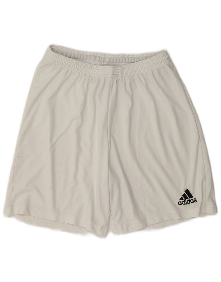 Męskie spodenki sportowe Adidas Aeroready, średni biały poliester