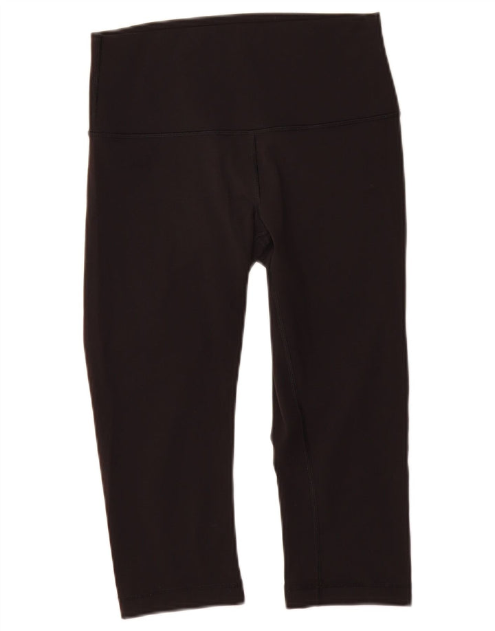 Damskie legginsy Capri LULULEMON US 6, średni czarny nylon