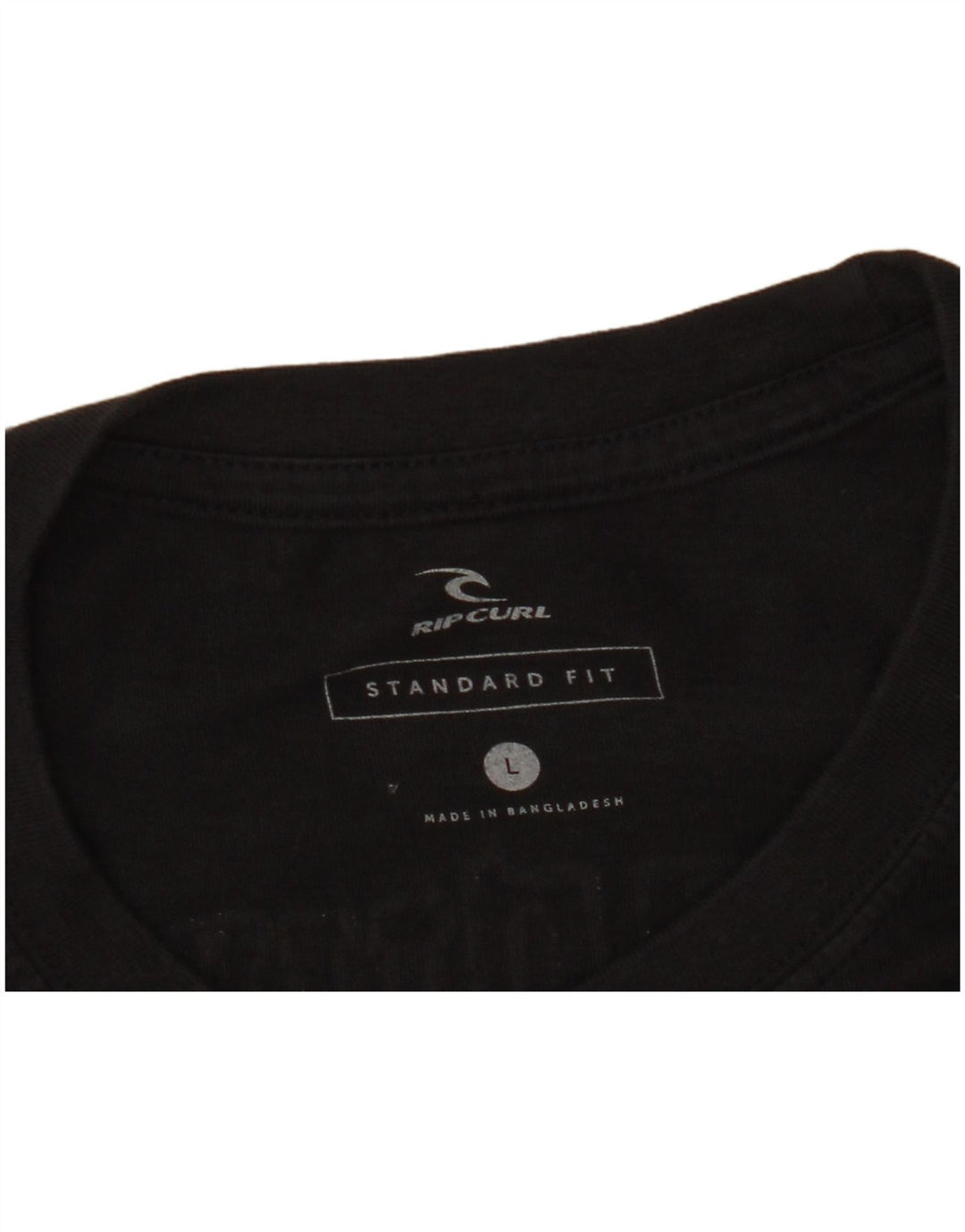Męski T-shirt z grafiką Rip Curl o standardowym kroju, duży, czarny