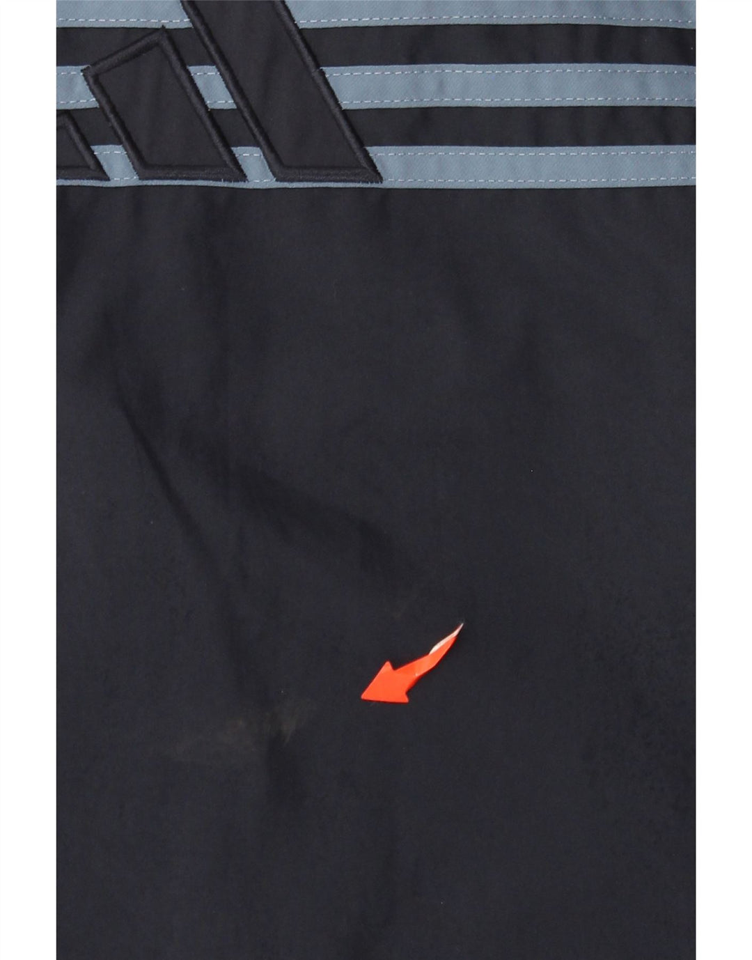 Męska kurtka dresowa Adidas UK 44/46, duża, granatowa, z blokami kolorów