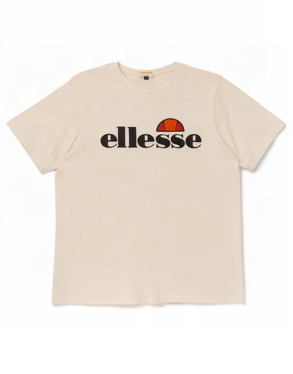 Damska koszulka graficzna Ellesse Top UK 16, duża, biała