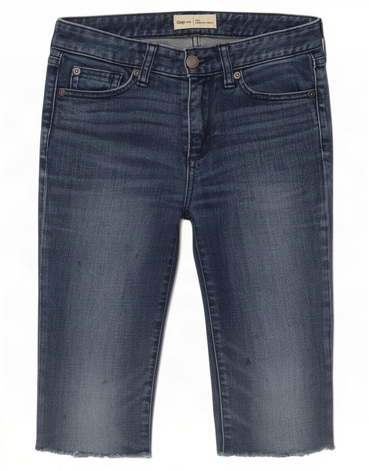 Damskie spodenki jeansowe Gap XS W24, niebieskie, bawełniane