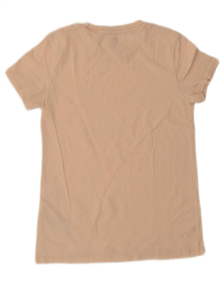 LEVI'S Mens Graphic T-Shirt Top XS Beige Cotton