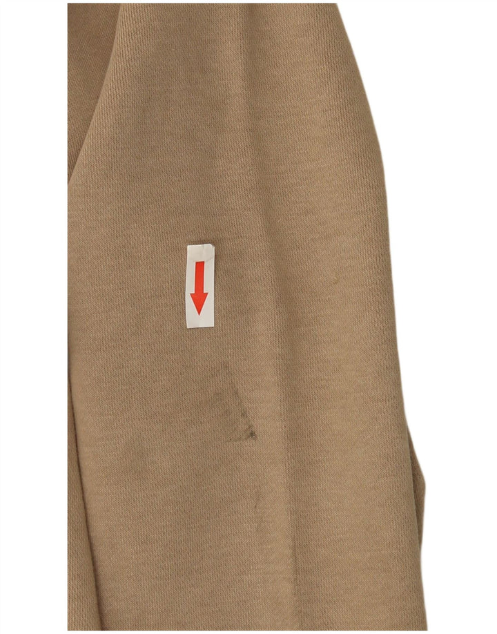 Męski sweter z kapturem Nike, mały, beżowy, bawełniany
