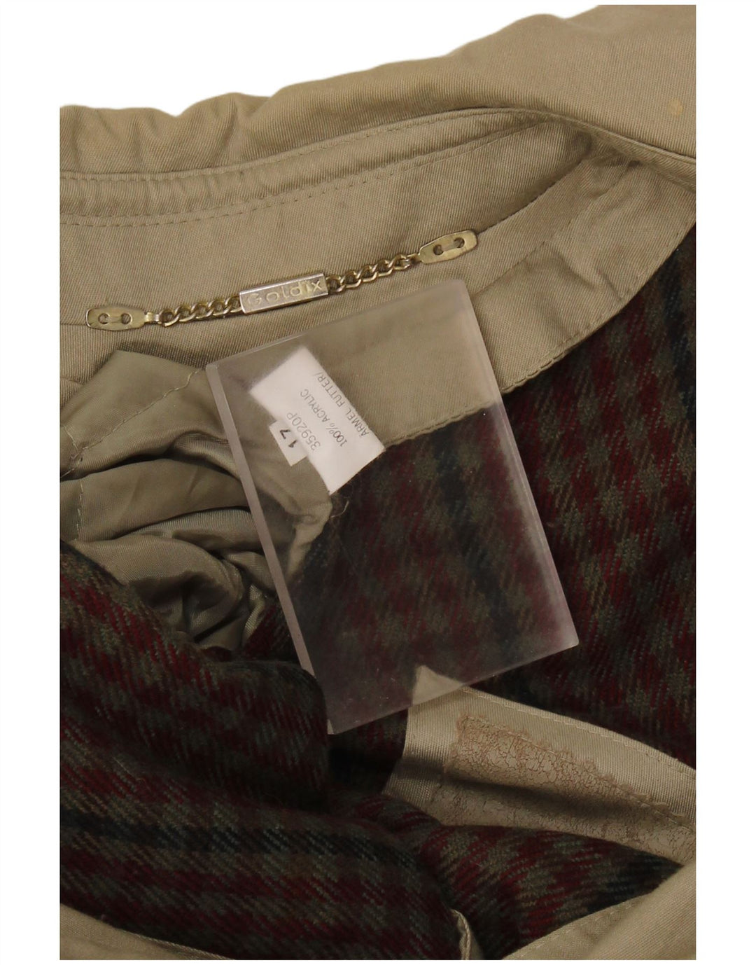 Damski trencz GOLDIX US 17 2XL Beżowy Akryl