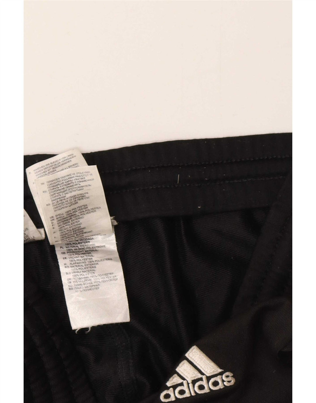 Adidas Męskie spodnie dresowe Joggers XL Czarny poliester z blokami kolorów