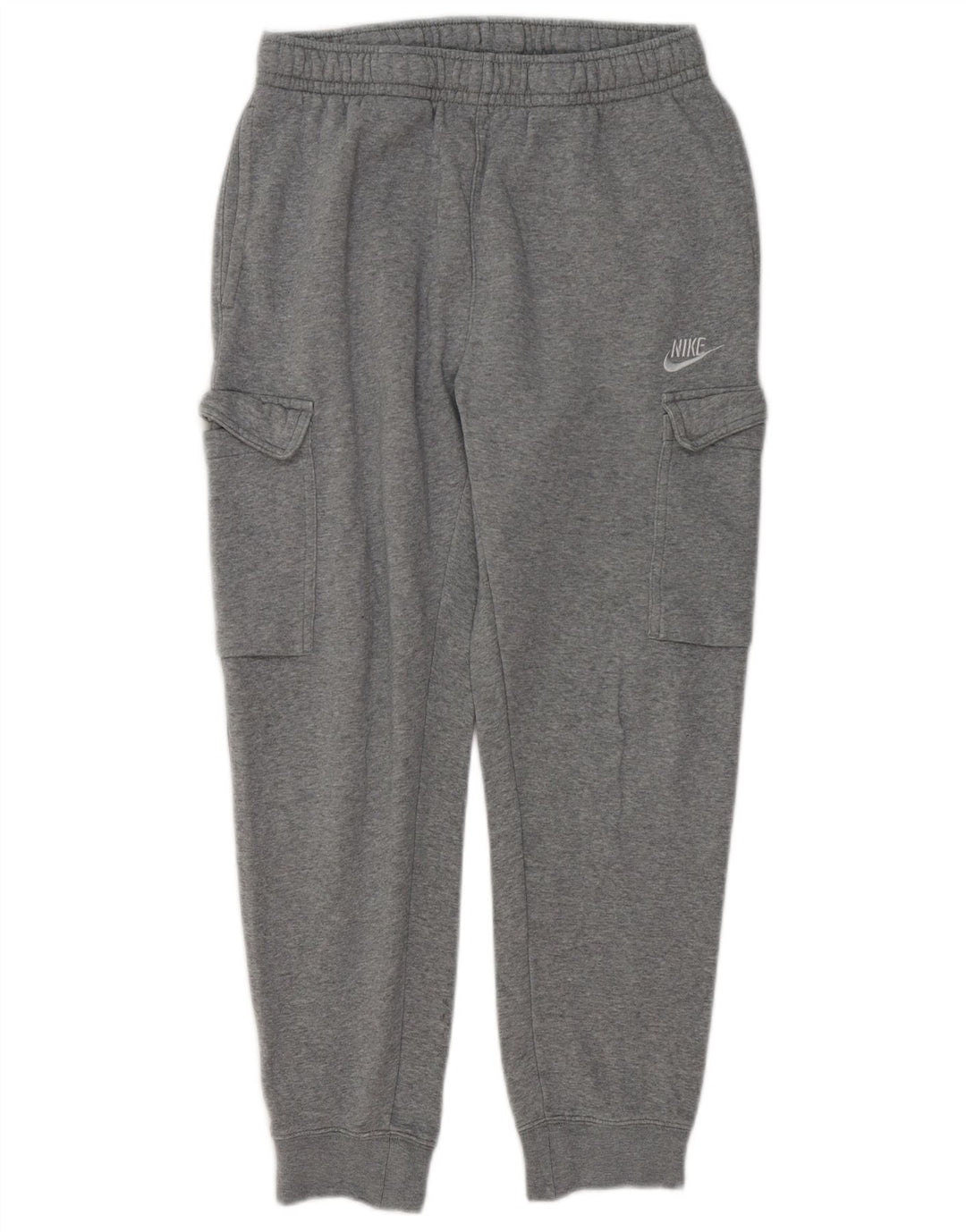 Męskie spodnie dresowe NIKE Cargo, małe, szare, bawełniane