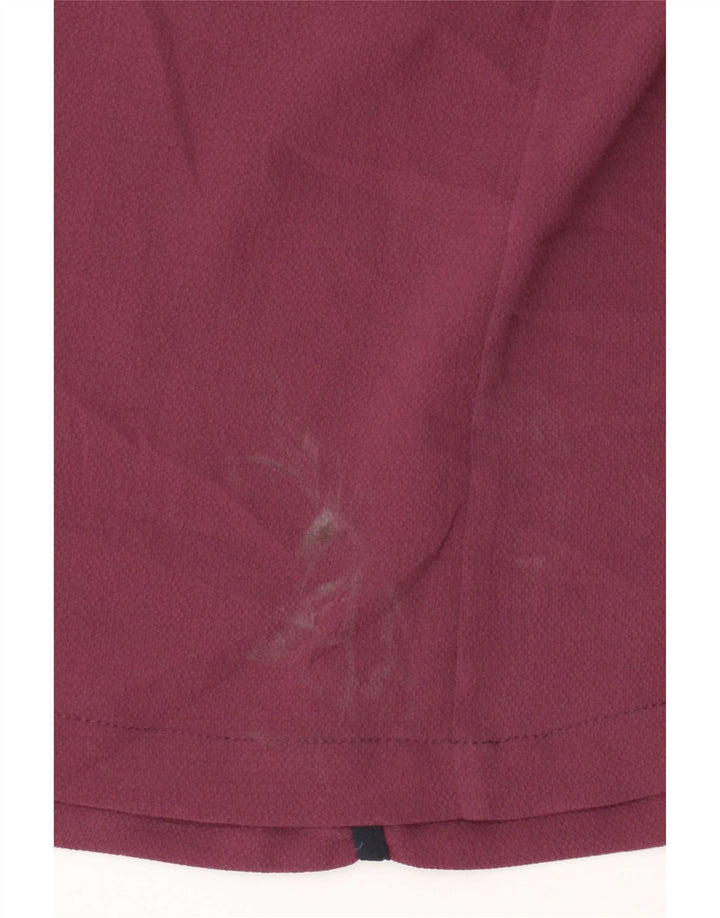 Marks & Spencer Damska bluzka o regularnym kroju UK 20 2XL Burgundowy poliester