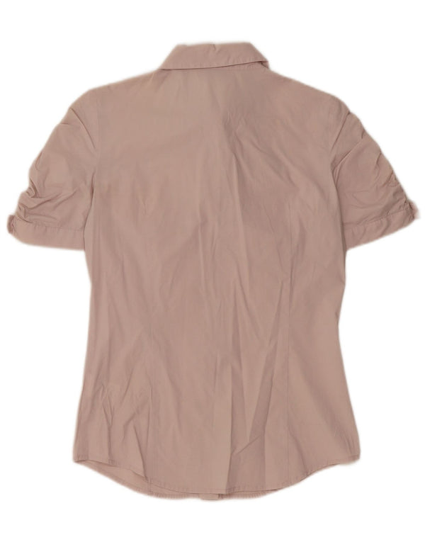 MAX & CO. Damska bluzka z krótkim rękawem, UK 10, mała, różowa, bawełniana